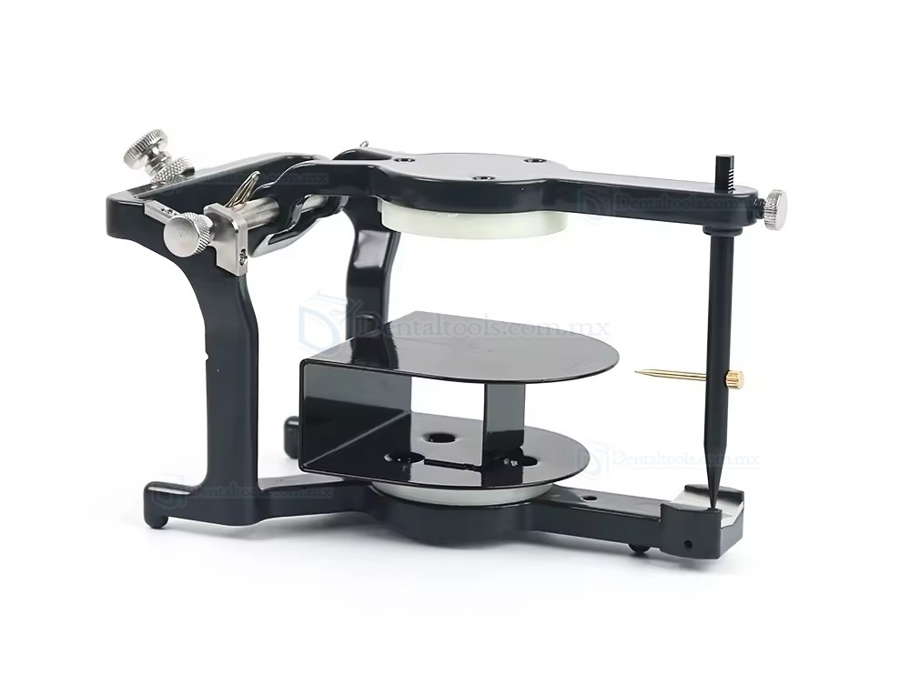 JG-240 Articulador Dental de Laboratorio Ajustable con Placas de Montaje